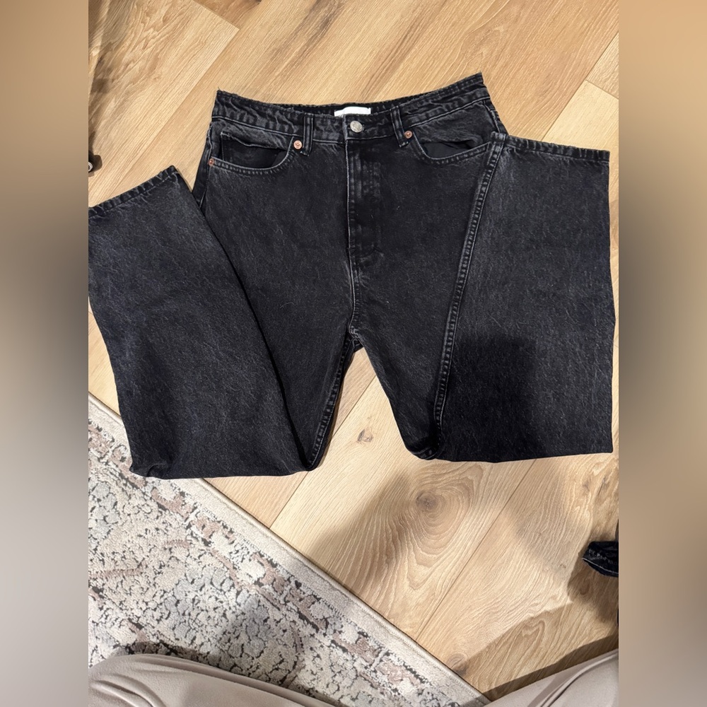 Zara Gray Jeans Premium Denim Classic Fit